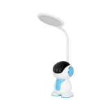 LED šviestuvas - robotas (3 šviesos spalvos) baltas (white) Rebel 